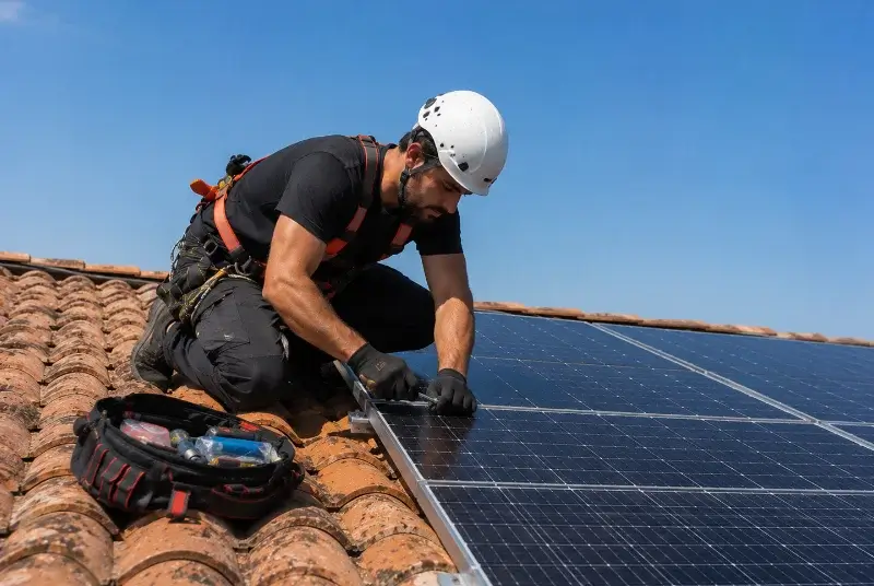 Maintenance et monitoring de panneaux solaires à Montreuil-Bellay